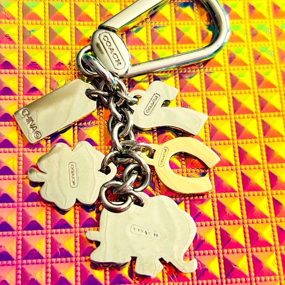 NWOT Coach Charm Keychain/ Bag Charm - Picture 10 of 11